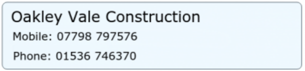 Oakley Vale Construction – Business 