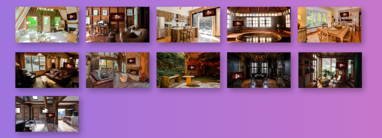 Wood Interiors Virtual Video Studios Backdrop