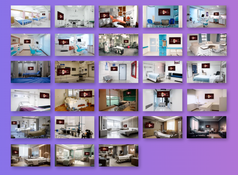 Hospitals Virtual Video Studios Backdrops