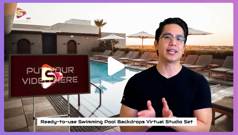 Swimming Pool Virtual Video Studio