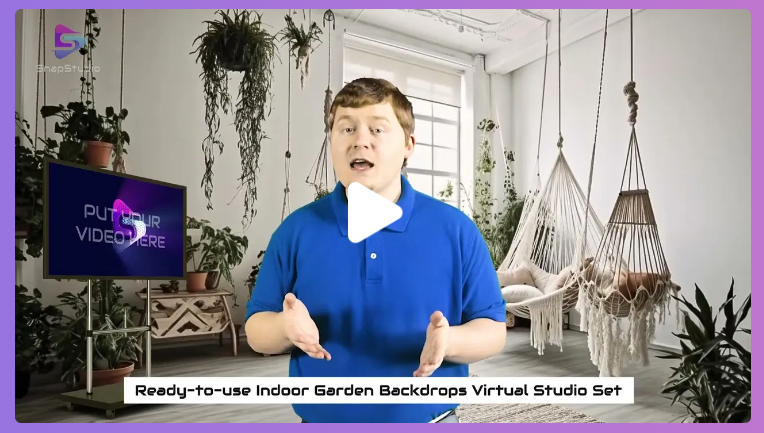 Indoor Garden Virtual Video Studio